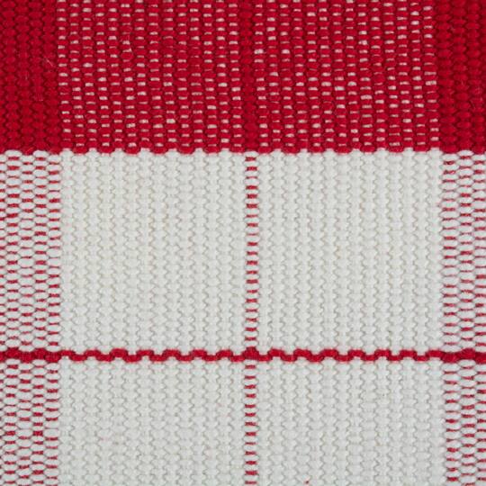 DII® Red Tinsel Plaid Fringed Placemats, 6ct.